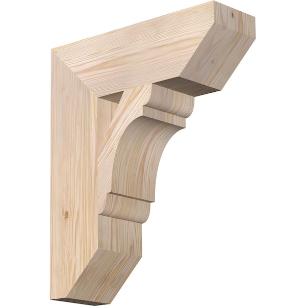 Ekena Millwork Olympic Slat Smooth Bracket, Douglas Fir, 5 1/2"W x 18"D x 22"H BKT06X18X22OLY06SDF - main